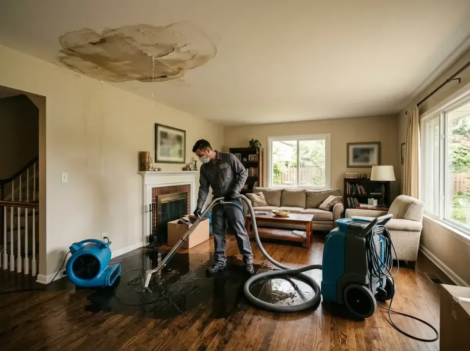 attic-pipe-burst-ceiling-drip-008 — frequently asked questions, Water Damage Restoration & Carpet Care in Red Hill, SC